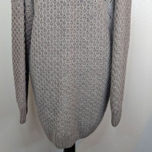 Garnet Hill Baby Alpaca Open Front Sweater Lagenlook Preppy Quiet Luxury M - Picture 8 of 10